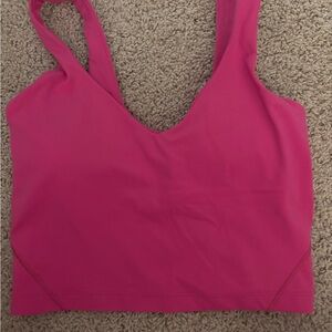 Lululemon Athletica Pink Tank Top
